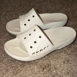 CROCS Classic White Slide Sandals